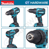 MAKITA DHP490Z | DHP490WV | DHP490SFX1 CORDLESS BRUSHLESS HAMMER DRIVER DRILL 18V 1/2" 13MM 65NM