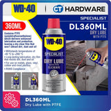 WD40 SPECIALIST® High Performance Dry Lube PTFE [DL360ML]