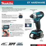 Makita DLX2414JX2 Cordless Combo Kit 18V DTD157 Impact Driver + DHP487 Hammer Driver Drill + 2x 2.0Ah Battery + Tool box - [ MAKITA MEGA COMBO ]