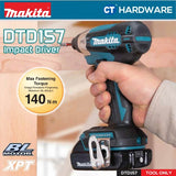 Makita DLX2414JX2 Cordless Combo Kit 18V DTD157 Impact Driver + DHP487 Hammer Driver Drill + 2x 2.0Ah Battery + Tool box - [ MAKITA MEGA COMBO ]