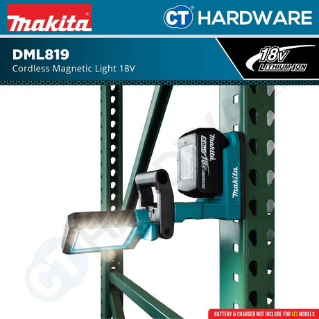 Makita DML819 Cordless Magnetic Light 18V | L.E.D Without Battery and Charger