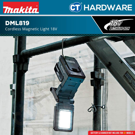 Makita DML819 Cordless Magnetic Light 18V | L.E.D Without Battery and Charger