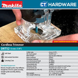 Makita DHS680RFJ Cordless Circular Saw + DRT52Z Multi Tool + DVC865LZX3 Wet & Dry Vacuum Cleaner - [ MAKITA MEGA COMBO ]