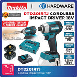 Makita DTD201RTJ | DTD201Z 18V Cordless Impact Driver