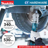 Makita DTL302Z LXT 18V Cordless Angle Impact Wrench 3/8" 340NM (Body Only)