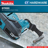 Makita DTM53Z | DTM53RTJX1 18V Max Starlock Cordless Multi Tool Powerful Oscillating Cutter Mesin Potong Multi [ DTM53 ]
