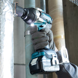 Makita DTW700TJX1 + DGA404Z 2-Tool Combo Set LXT 18V Cordless Brushless 1/2 inch 700Nm Impact Wrench and 100mm Angle Grinder
