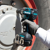 Makita DTW700TJX1 + DGA404Z 2-Tool Combo Set LXT 18V Cordless Brushless 1/2 inch 700Nm Impact Wrench and 100mm Angle Grinder