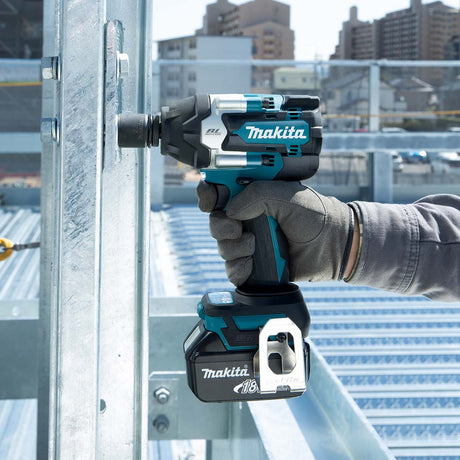 Makita DTW700TJX1 + DGA404Z 2-Tool Combo Set LXT 18V Cordless Brushless 1/2 inch 700Nm Impact Wrench and 100mm Angle Grinder