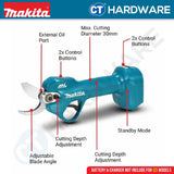 Makita DUP181Z 18V Cordless Pruning Shears
