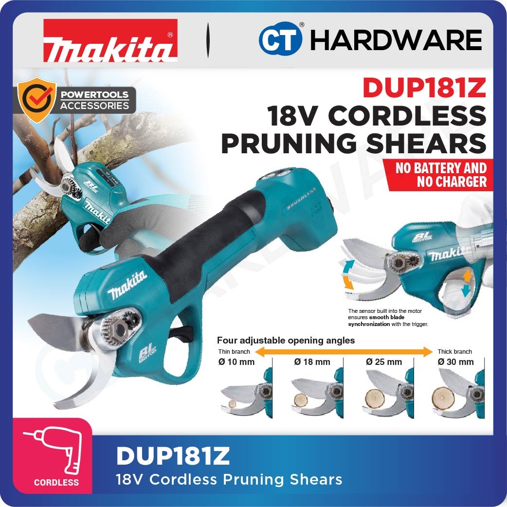 Makita DUP181Z 18V Cordless Pruning Shears
