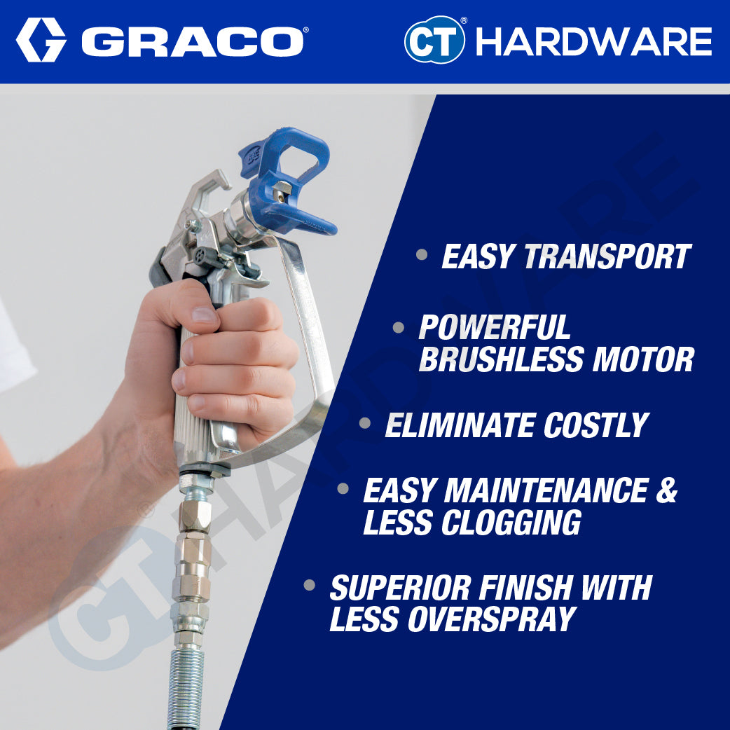 GRACO DURAPROP21 Corded Electric Airless Sprayer Come With Stand, 1HP, GBM0001, Professional Lightweight Sprayer, DIY