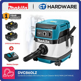 MAKITA DVC860LZ Corded & Cordless Wet & Dry Vacuum Cleaner 36V (18Vx2) [Set Pack with 2x 5.0Ah Batteries & Charger]