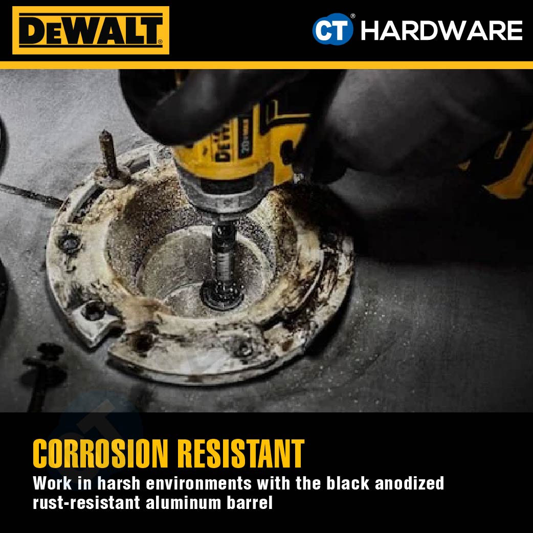 DEWALT DWAIPCIR ATTACHMENT IMPACT CONNECT 1/4" HEX SHANK INSIDE PIPE CUTTER FOR 1-1/4" - 8"