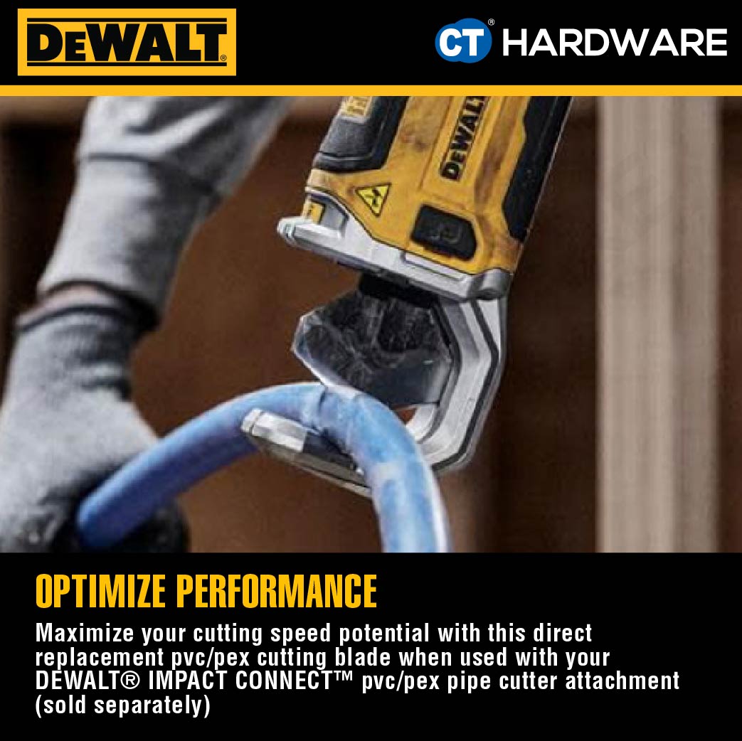 DEWALT DWAPVCBLD IMPACT CONNECT™ REPLACEMENT PVC/PEX BLADE - 1PC