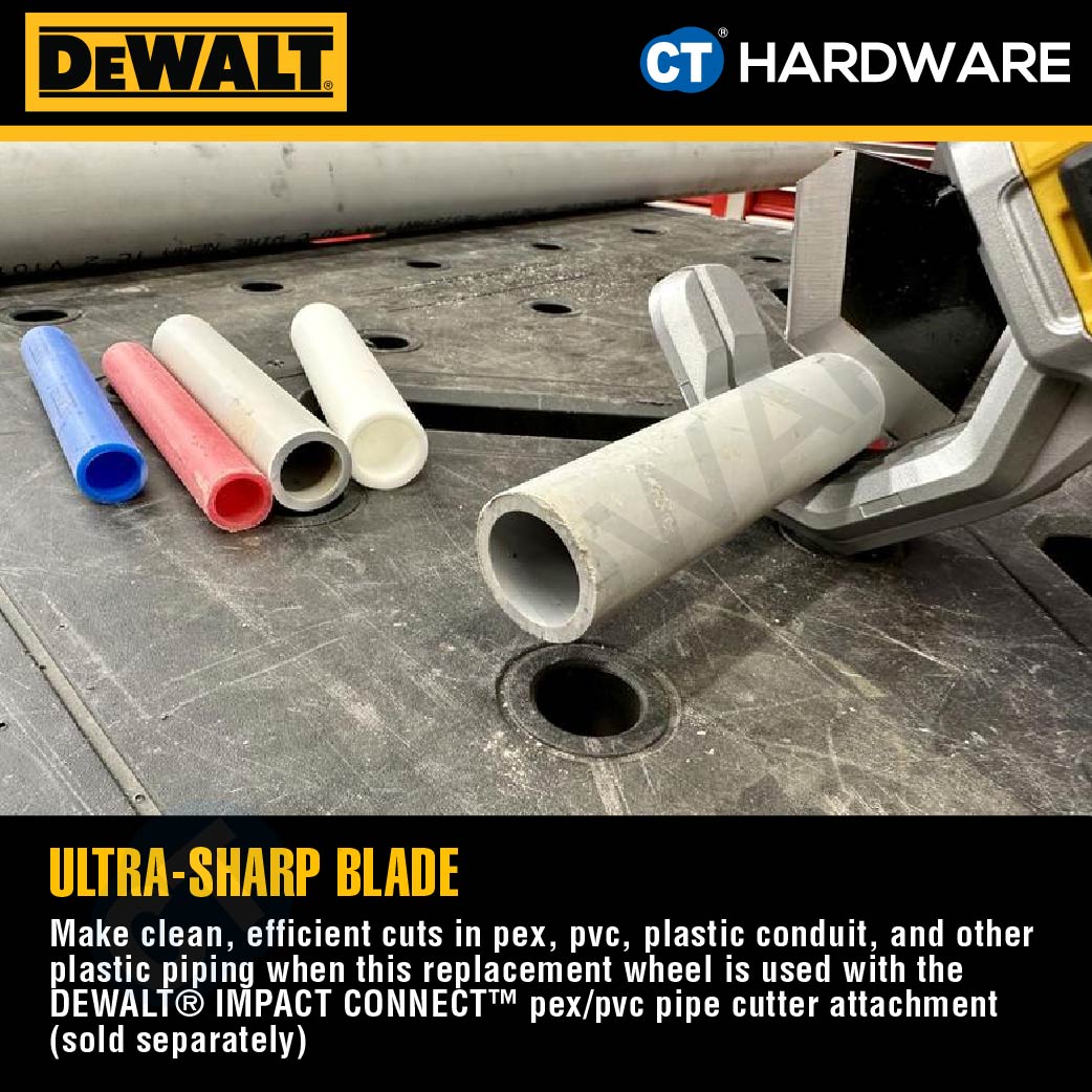 DEWALT DWAPVCBLD IMPACT CONNECT™ REPLACEMENT PVC/PEX BLADE - 1PC