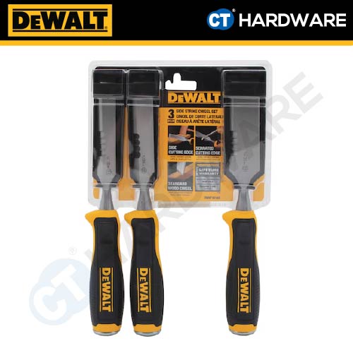 DEWALT DWHT0-16148 SIDE STRIKE WOOD CHISEL SIZE 18,25,32MM ( 3PCS )