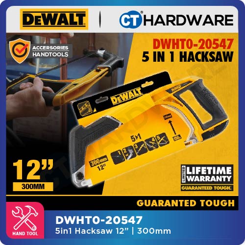 DEWALT DWHT0-20547 MULTI FUNCTION HACKSAW 5-IN-1 | 300MM [ HANDTOOLS ]