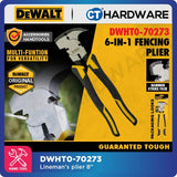 DEWALT DWHT0-70273 ORIGINAL 6-IN-1 FENCING PLIER - 1PC [ HANDTOOLS ]