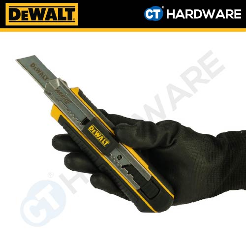 DEWALT DWHT0-10249 CARTRIDGE SNAP-OFF BLADE KNIFE 18MM COME WITH 3PCS BLADE [ HANDTOOLS ]