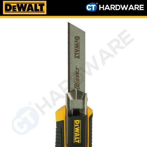 DEWALT DWHT0-10249 CARTRIDGE SNAP-OFF BLADE KNIFE 18MM COME WITH 3PCS BLADE [ HANDTOOLS ]