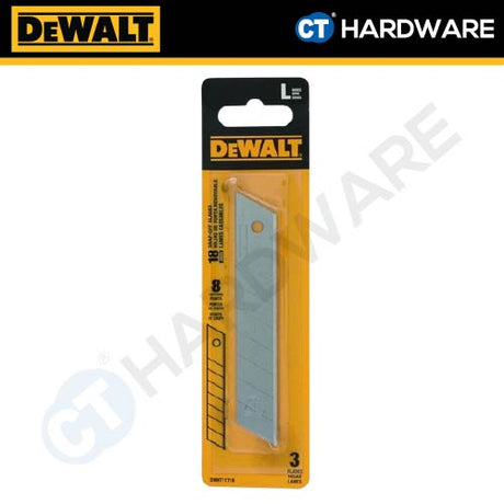DEWALT DWHT11719-0 SNAP-OFF INDUCTION HARDENED BLADE 18MM - 3PCS [ HANDTOOLS ]