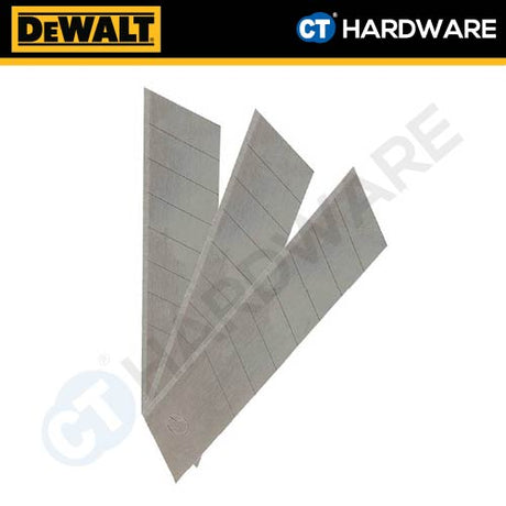 DeWalt DWHT11719-0 Snap-Off Hardened Blades 18mm (3 pcs Pack)
