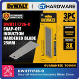 DEWALT DWHT11726-0 SNAP-OFF INDUCTION HARDENED BLADE 25MM [ 3PCS PER PACK ] [ HANDTOOLS ]