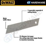 DEWALT DWHT11726-0 SNAP-OFF INDUCTION HARDENED BLADE 25MM [ 3PCS PER PACK ] [ HANDTOOLS ]