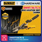 DEWALT DWHT14675-0 STRAIGHT CUT ERGO AVIATION SNIP | DWHT14694-0 BULLNOSE AVIATION SNIP - 1PACK