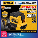 DEWALT DWHT38113-5 | DWHT38126S COMPACT MEASURING TAPE 5M/16FT / ATOMIC MEASURING TAPE  8M/26"