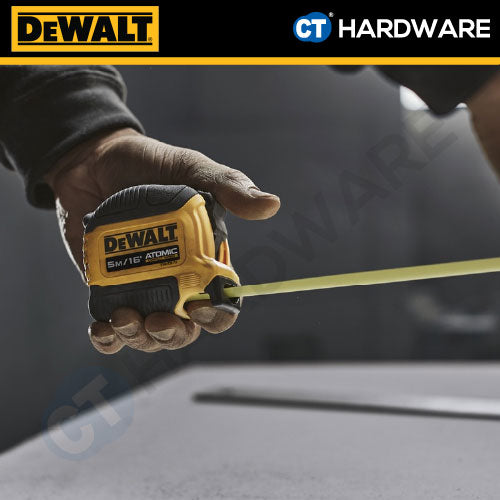 DEWALT DWHT38113-5 | DWHT38126S COMPACT MEASURING TAPE 5M/16FT / ATOMIC MEASURING TAPE  8M/26"
