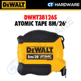 DEWALT DWHT38113-5 | DWHT38126S COMPACT MEASURING TAPE 5M/16FT / ATOMIC MEASURING TAPE  8M/26"
