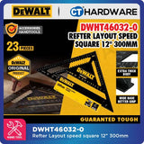 DEWALT DWHT46032-0 REFTER LAYOUT SPEED SQUARE 12" 300MM - 1PC