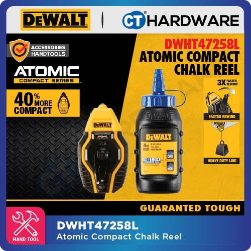 DEWALT DWHT47258L ATOMIC™ COMPACT SERIES™ CHALK REEL [ HANDTOOLS ]