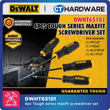 DEWALT DWHT65101 | DWHT65102 TOUGH SERIES MAXFIT SCREWDRIVER SET 4PCS / 8PCS - 1PACK