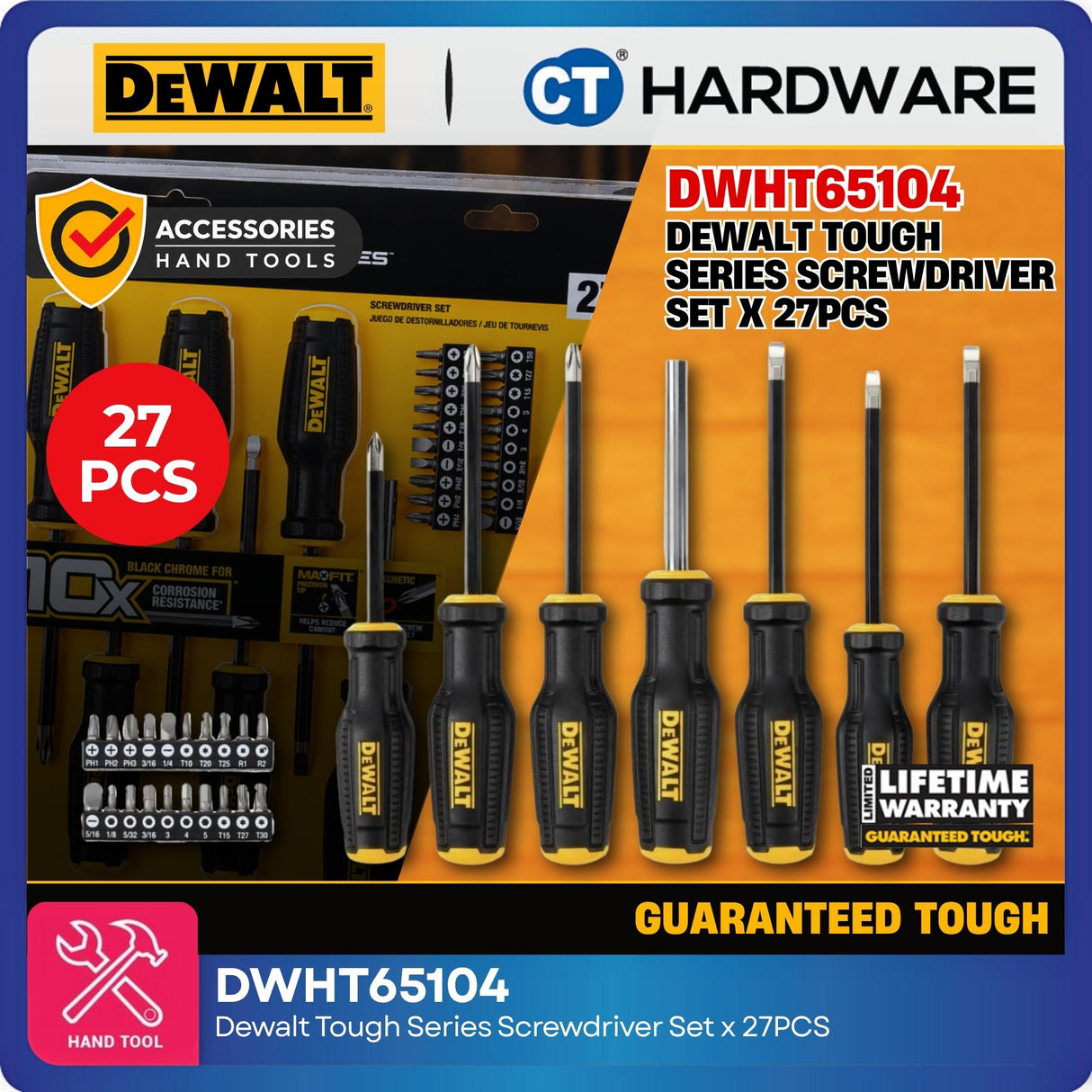 DeWalt Performance Grip MPP Screwdriver Sets (1 pack)