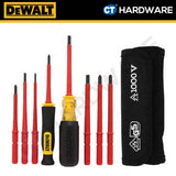 DEWALT DWHT66417 VDE 1000V INSULATED SCREWDRIVER SET ( 10PCS )