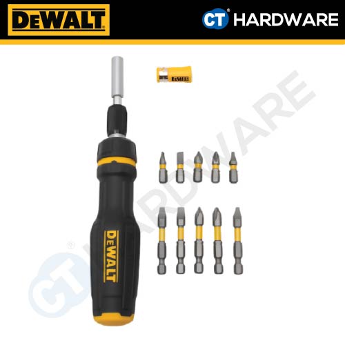 DEWALT DWHT66567 MAX FIT TELESCOPING MULTI-BIT RATCHETING SCREWDRIVER