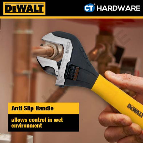 DeWalt DWHT75497 Adjustment Wrench 6" and 10" Set Dip Grip