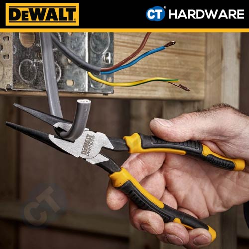 DEWALT DWHT82798-0 LONG NOSE PLIER 8" 200MM - 1PC [ HANDTOOLS ]