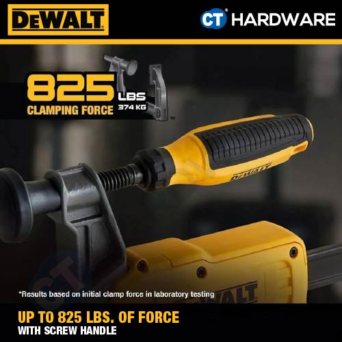 DEWALT DWHT83600 TOUGH SERIES LARGE HYBRID CLAMP 12" | 304MM [ HANDTOOLS ]