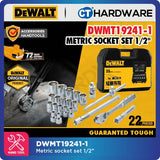 DEWALT DWMT19241-1 METRIC SOCKET SET 1/2" ( X 22PCS )