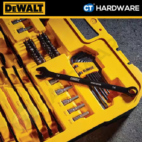 DeWalt DWMT45184-1 Black Chrome Mechanics Tool Set (184 pcs)