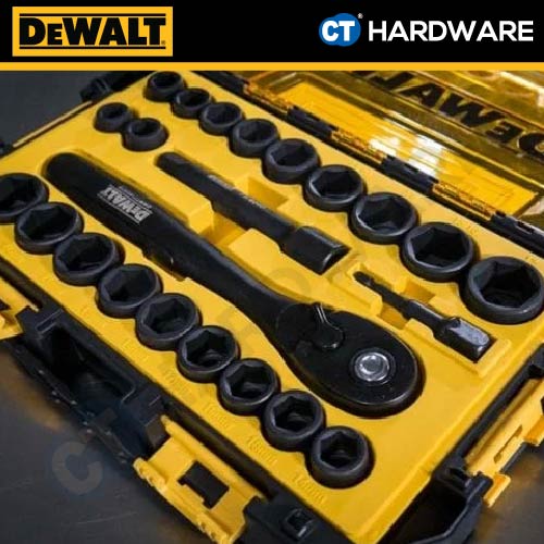 DEWALT DWMT74739 DRIVE 1/2" COMBINATION IMPACT SOCKET SET ( X 7PCS )