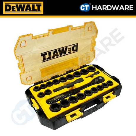 DeWalt DWMT74739 Combination Impact Socket Set 1/2"Dr (23 pcs)