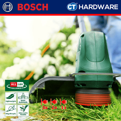 Bosch EASYGRASSCUT 18-230 Cordless Grass Trimmer 18V Come With 1x 2.0Ah Battery & Charger | Home & Garden Tools