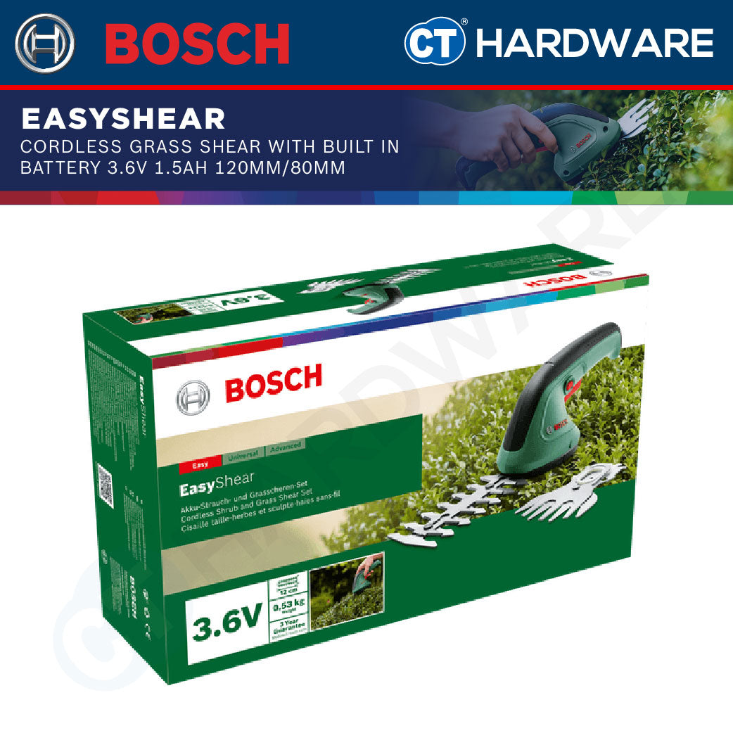 Bosch EASY SHEAR Battery Grass Shear 3.6V 12cm Shrub Blade [EASYSHEAR]