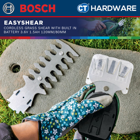 Bosch EASY SHEAR Battery Grass Shear 3.6V 12cm Shrub Blade [EASYSHEAR]