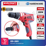 Worcraft ED280 Drill Driver 10mm 280W